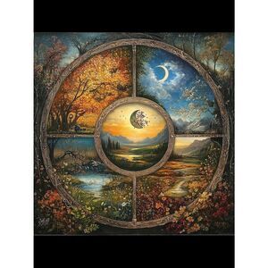 Seasons Wheel Custom Fridge Magnet Home Kitchen Decor \